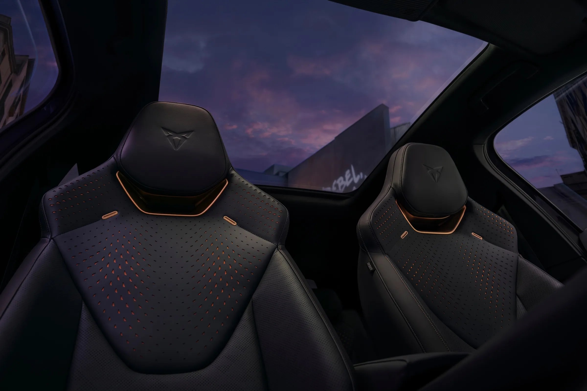 Cupra Raval interior and seats
