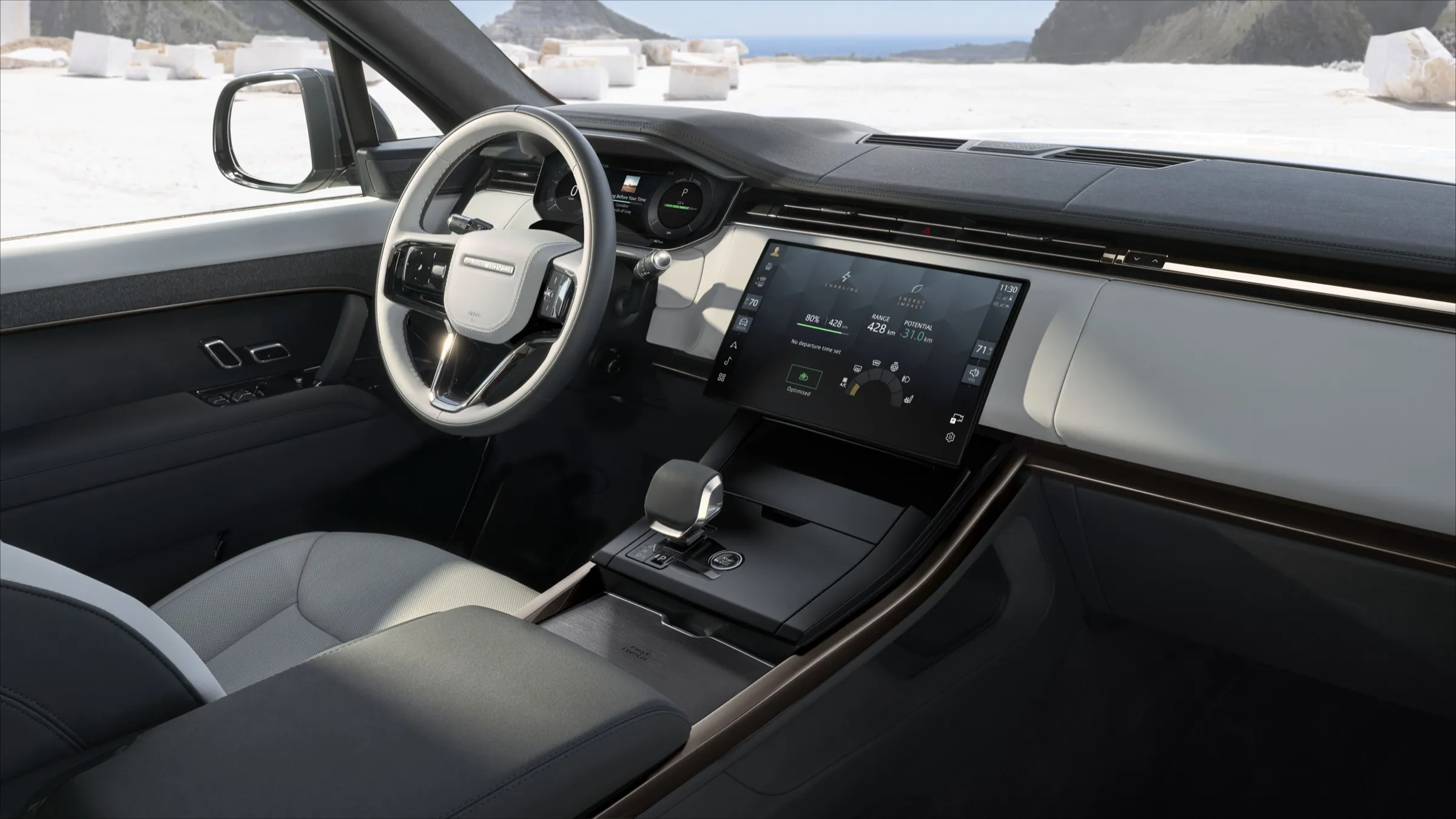 Range Rover Sport Electric dashboard and 13.1-inch touchscreen